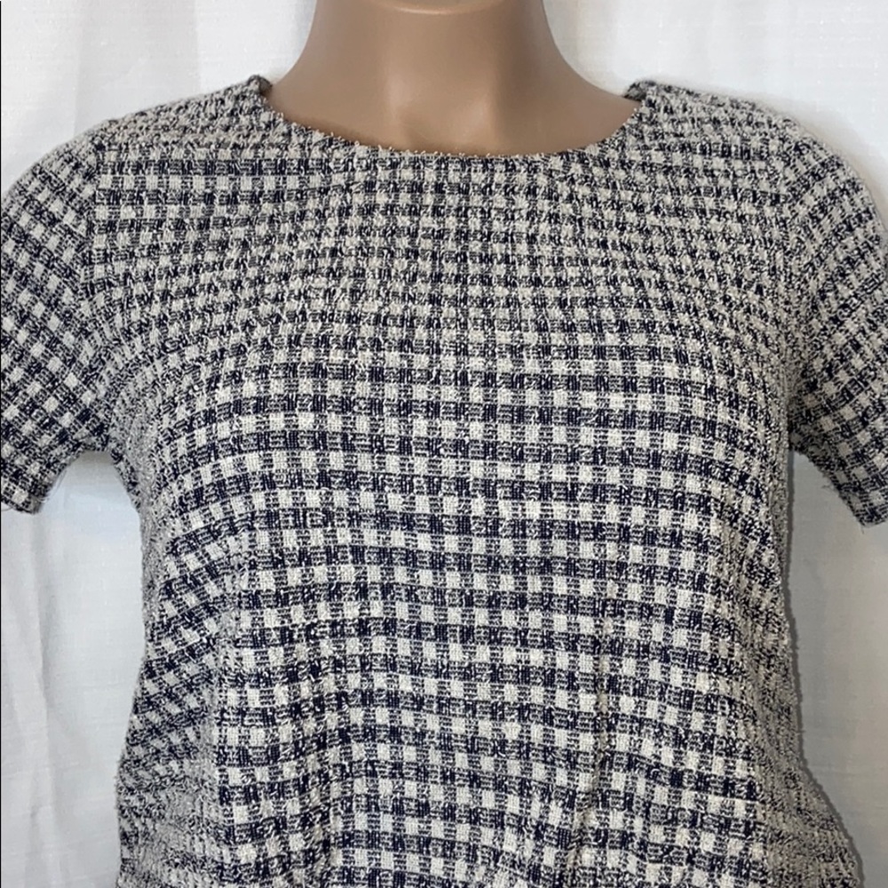Gingham Short Sleeve Top
